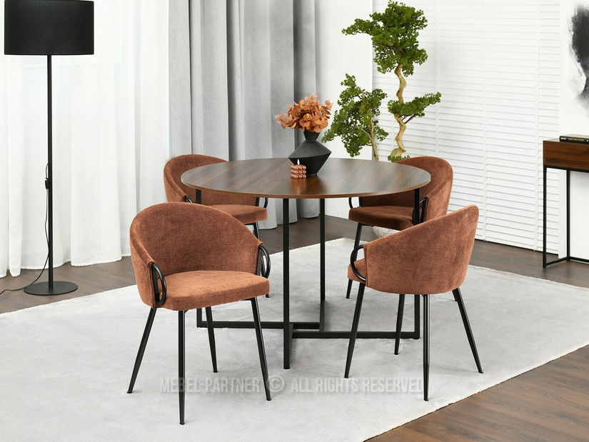 Scaun Carma K (cupru + negru)