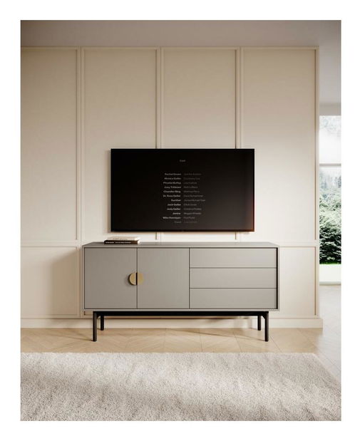 TV ormarić/stolić Stellia S1 (cappuccino + crna)