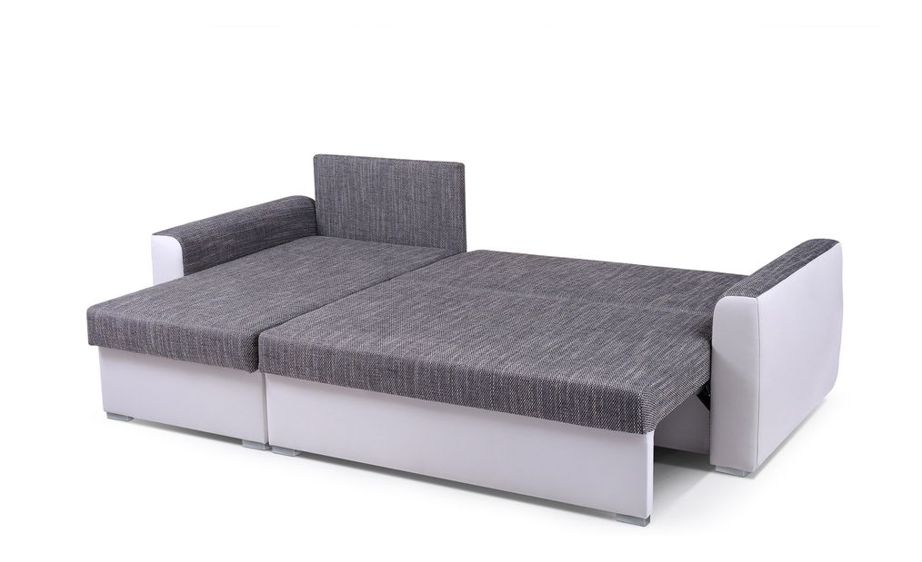 Kutna garnitura Primo (svjetlosiva + crna) (L) 