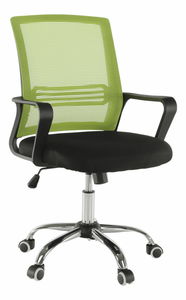 Kancelárska stolička Aphin (zelená + čierna)