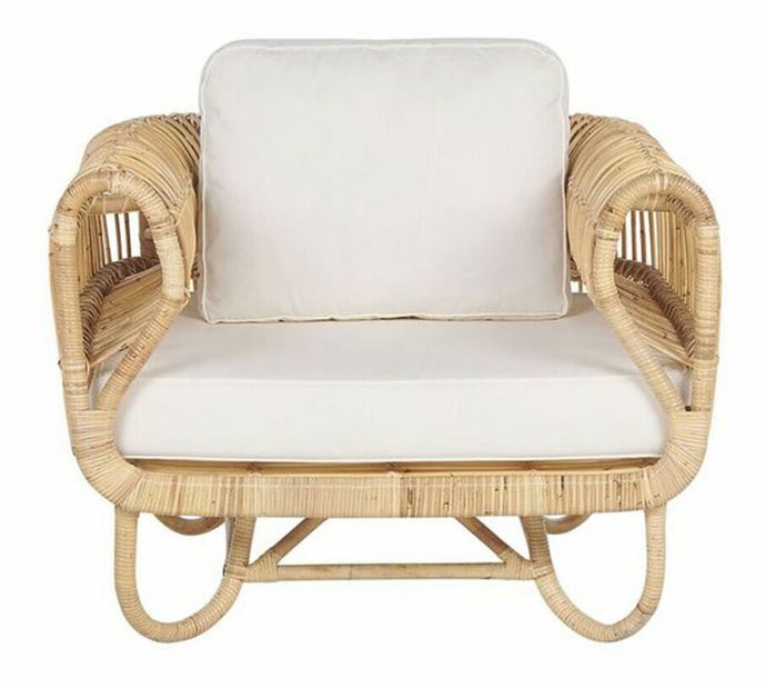 Kerti ülőgarnitúra DALCA (világos bézs) (4 fő részére)