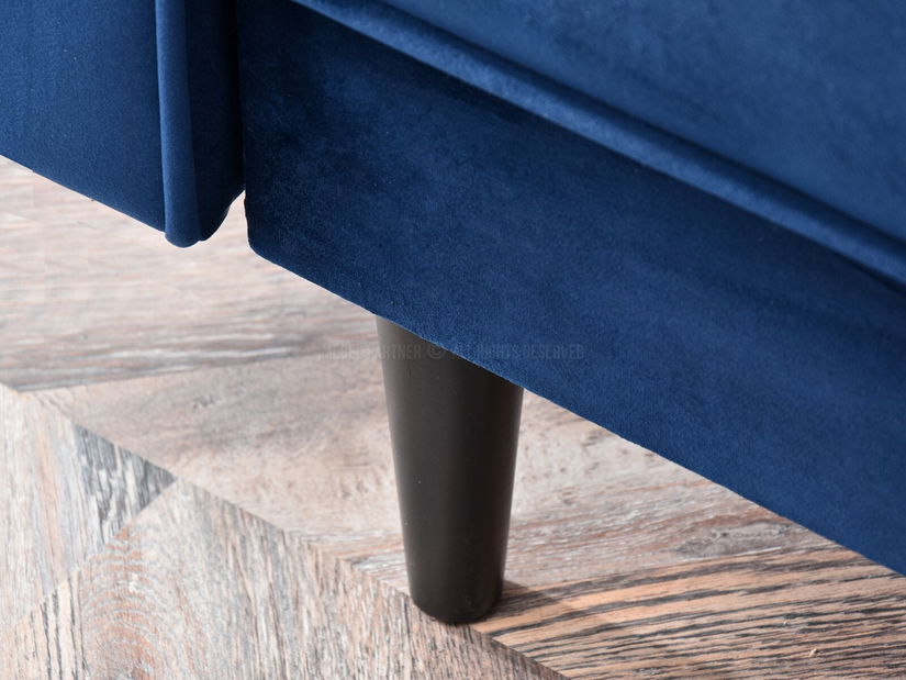 Kétszemélyes kanapé Legacion (fekete)