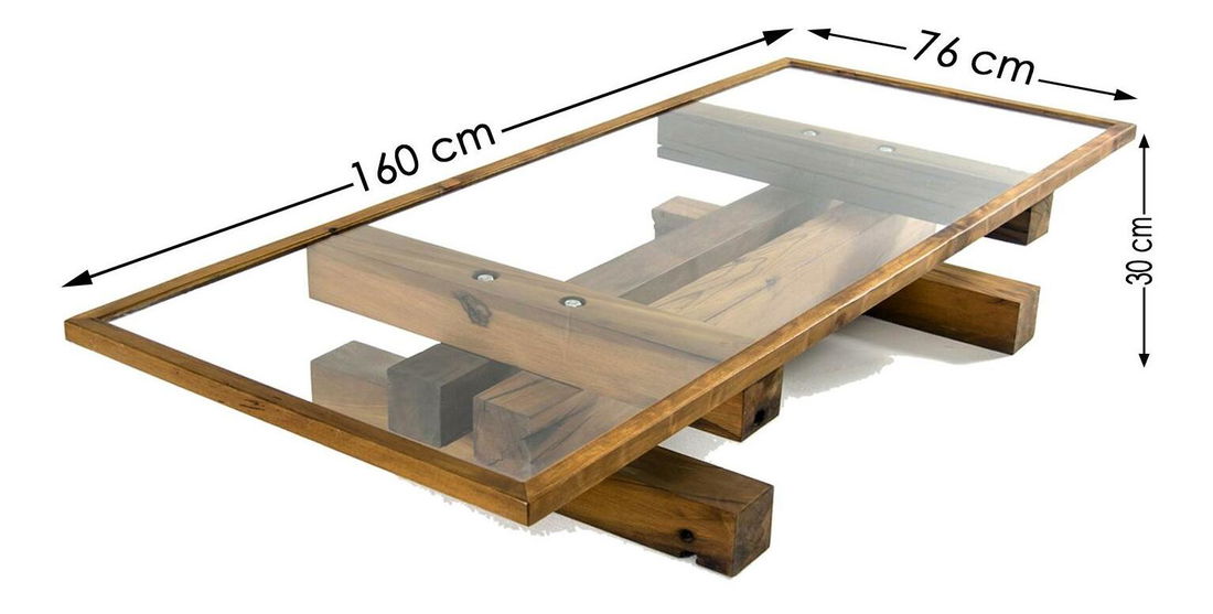 Konferenčný stolík Menodu (hnedá) 