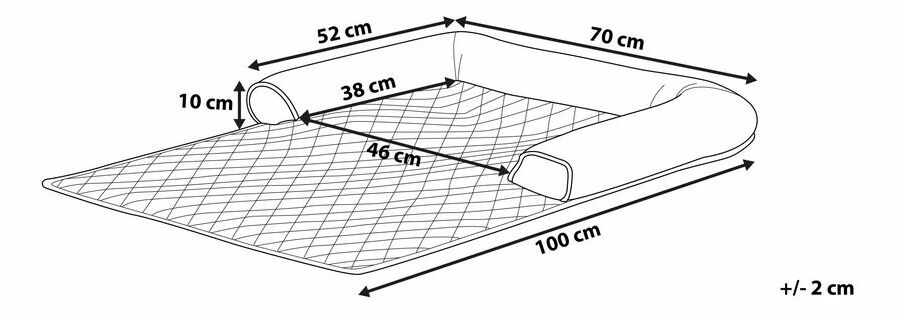 Kutyafekhely Brelyn (sötétszürke)