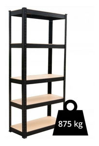 Regál Rapidas 5 (čierna)