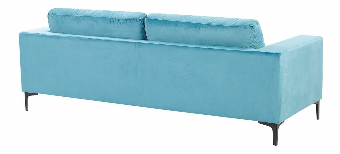 Pohovka trojsedačka VEDISO (polyester) (svetlomodrá)