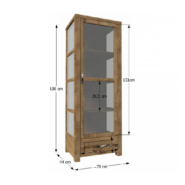 Vitrína Nicodemus W1D