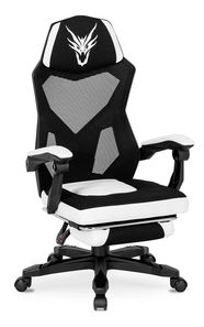 Herné kreslo Brodel (čierna + biela) 