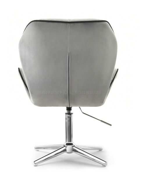 Fotoliu Velma S (gri + negru)