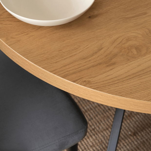 Blagovaonski stol na razvlačenje Lavar (hrast zlatni) (za 4-10 osoba)