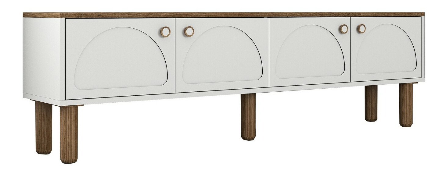 TV stolík/skrinka Bohnedo (biela)