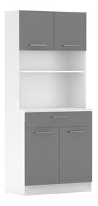 Colț bucătărie Domini NEW (alb + grafit)