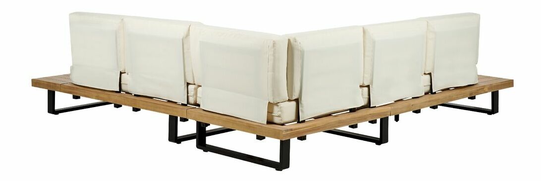 Set mobilier de grădină Mykza (lemn deschis)