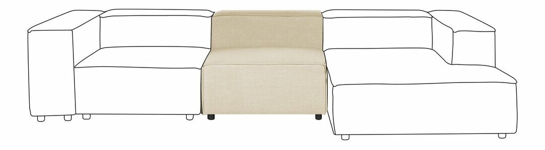 Fotoliu Afrika (bej)