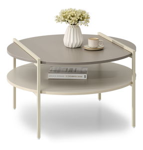 Konferenčný stolík Despidio (krémová)