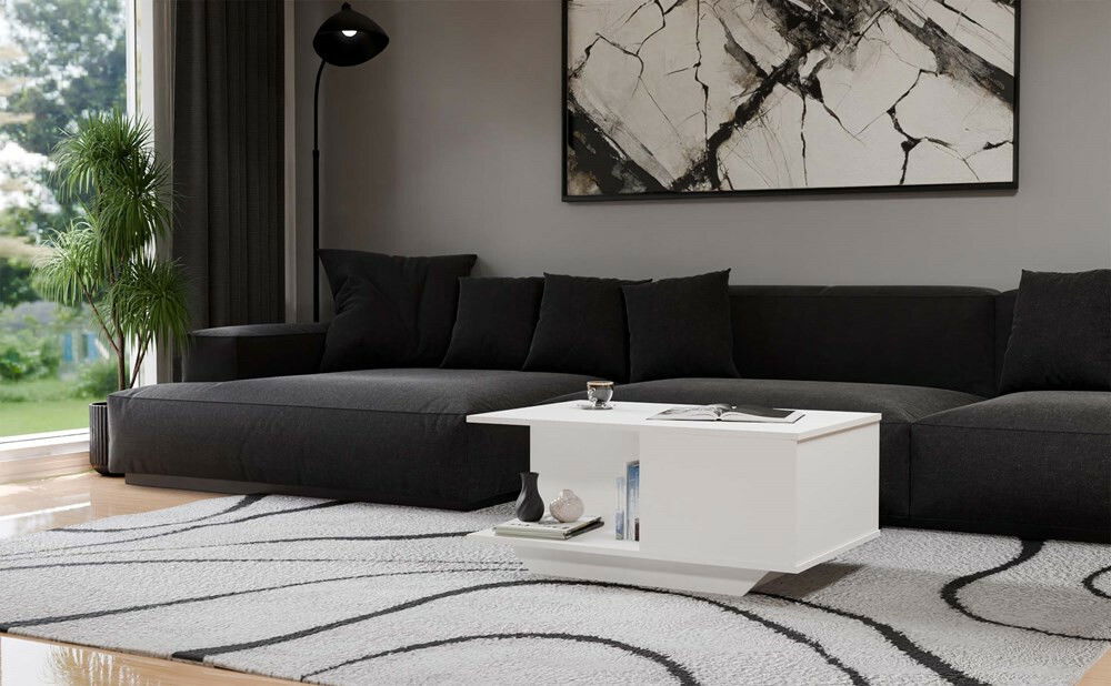 Konferenčný stolík Dosgracios 1 (biela)