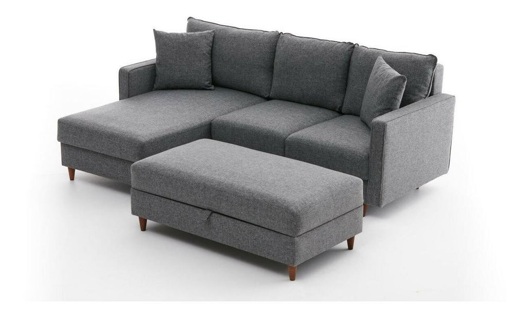 Kutna garnitura Ewie (L) (siva)