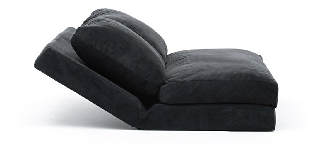 Canapea futon Tilda (Negru)