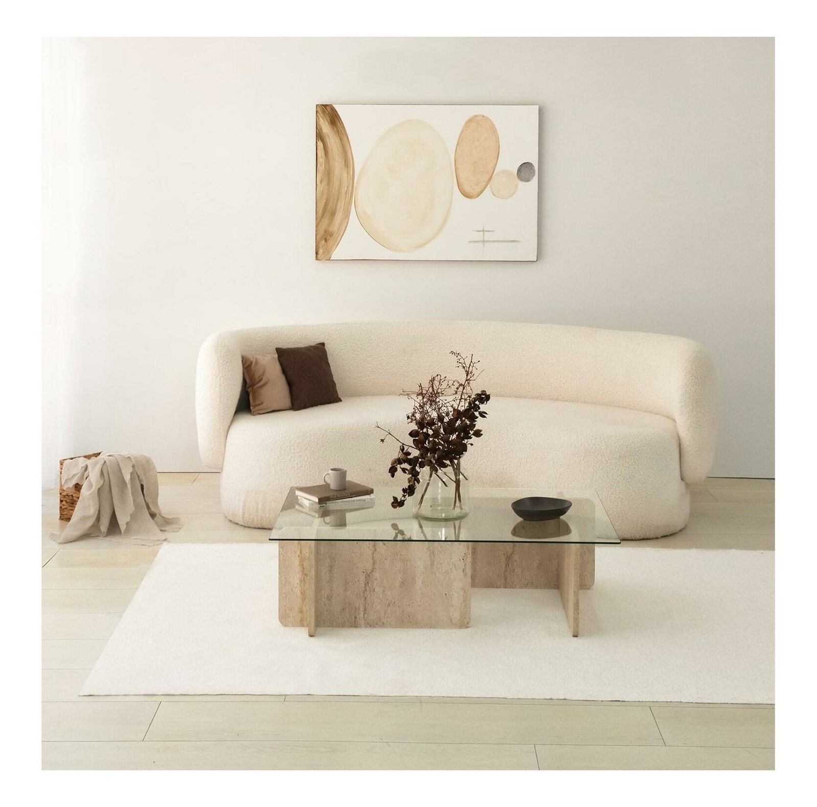 Konferenčný stolík Elizei 1 (travertín)