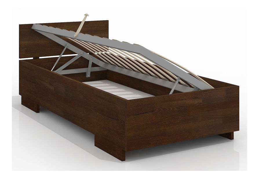 Jednolôžková posteľ 90 cm Naturlig Kids Larsos High BC (borovica) (s roštom)