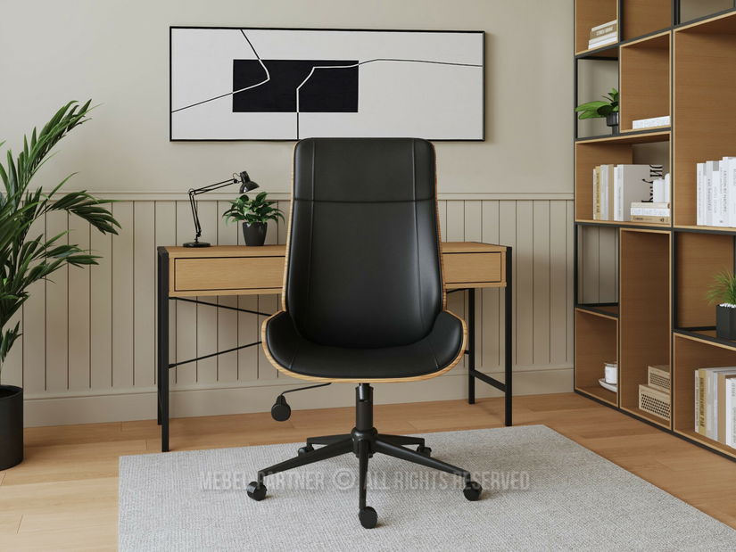 Fotoliu de birou Astindes (negru)