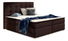 Manželská posteľ Boxspring 180 cm Irma 01 (tmavohnedá)
