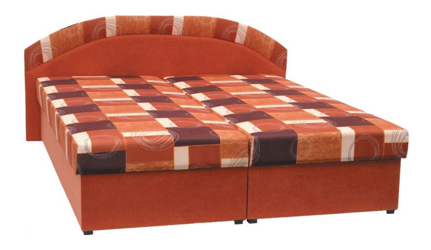 Manželská posteľ 180 cm Kasvo (s pružinovým matracom)