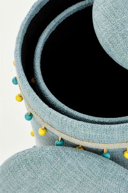 Zsámoly szett 2 db. Garanno (világoskék)