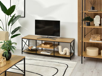 TV stolík/skrinka Jukky Stol Rtv (dub + čierna)