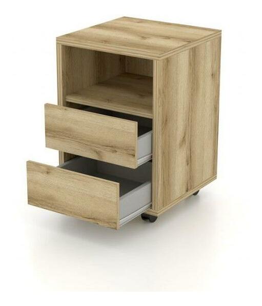 Container de birou Avata (stejar grand natural)