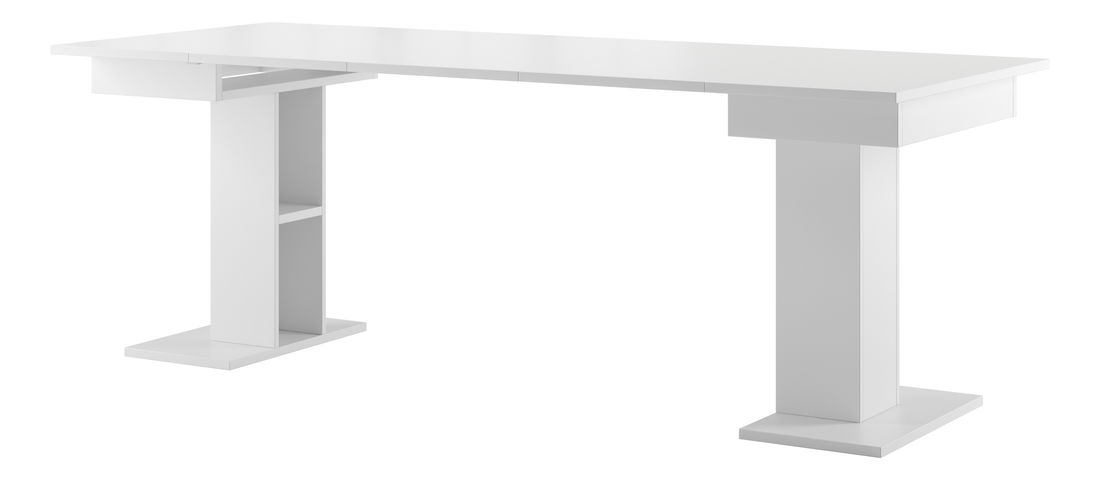 Masă sufragerie Sorred 05 (alb) (pentru 4 până la 8 persoane) *vânzare stoc