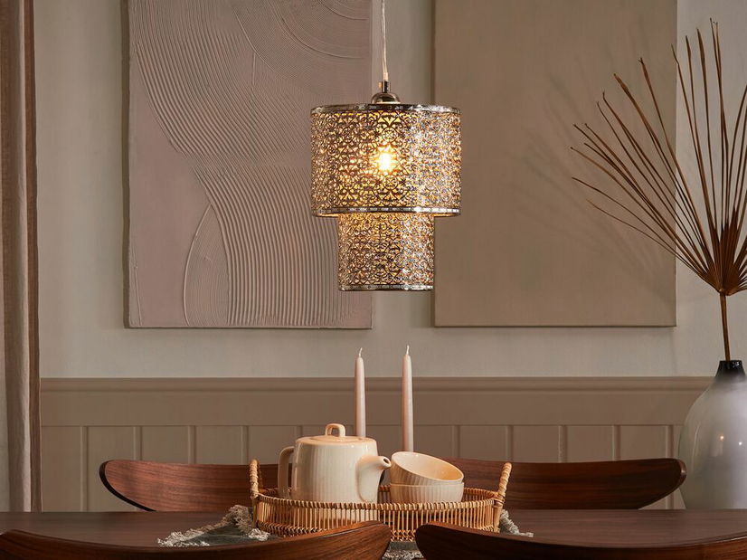 Závesná lampa Odense (strieborná)