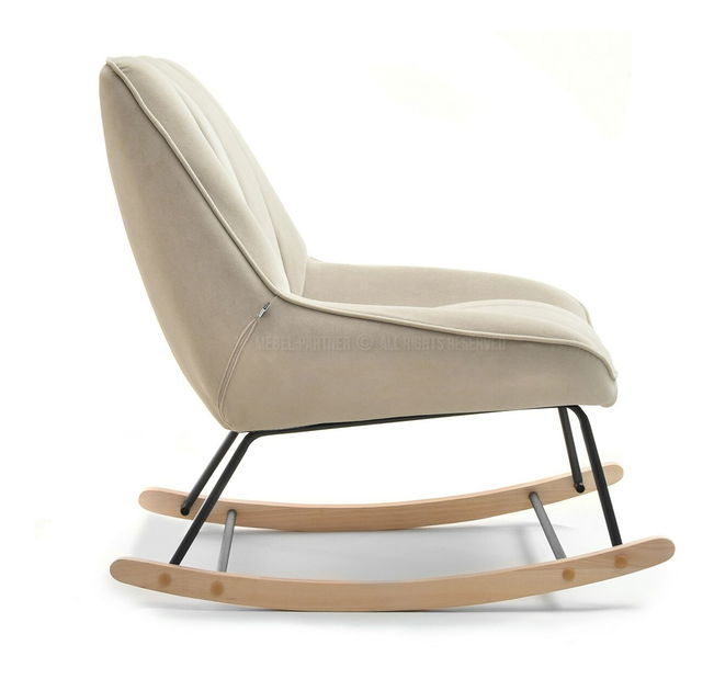 Fotoliu Bertie (bej + fag negru)