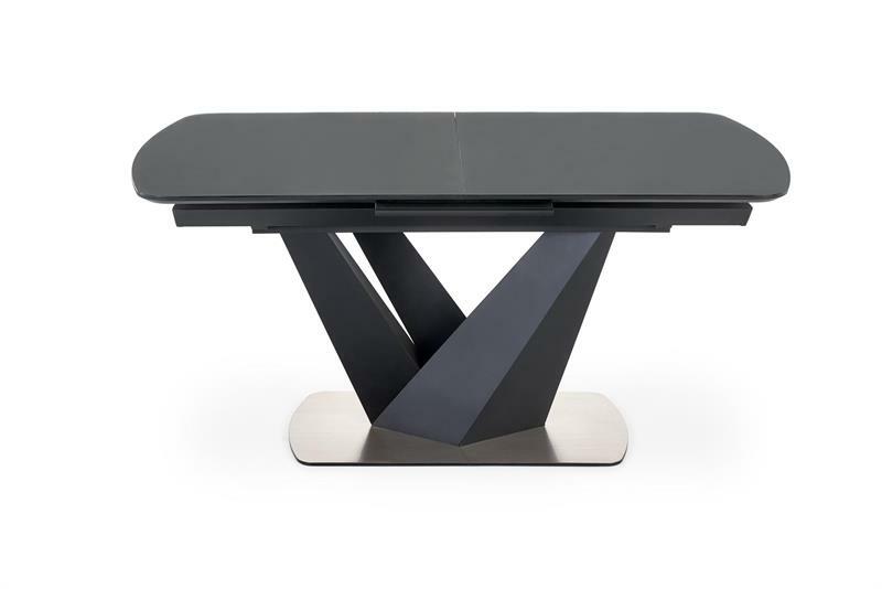 Étkezőasztal Patrik (sötétszürke + fekete)