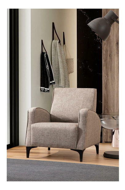 Fotoliu Petrafonzo (Bej + negru)