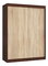 Šatníková skriňa Cosimo (wenge + dub sonoma)