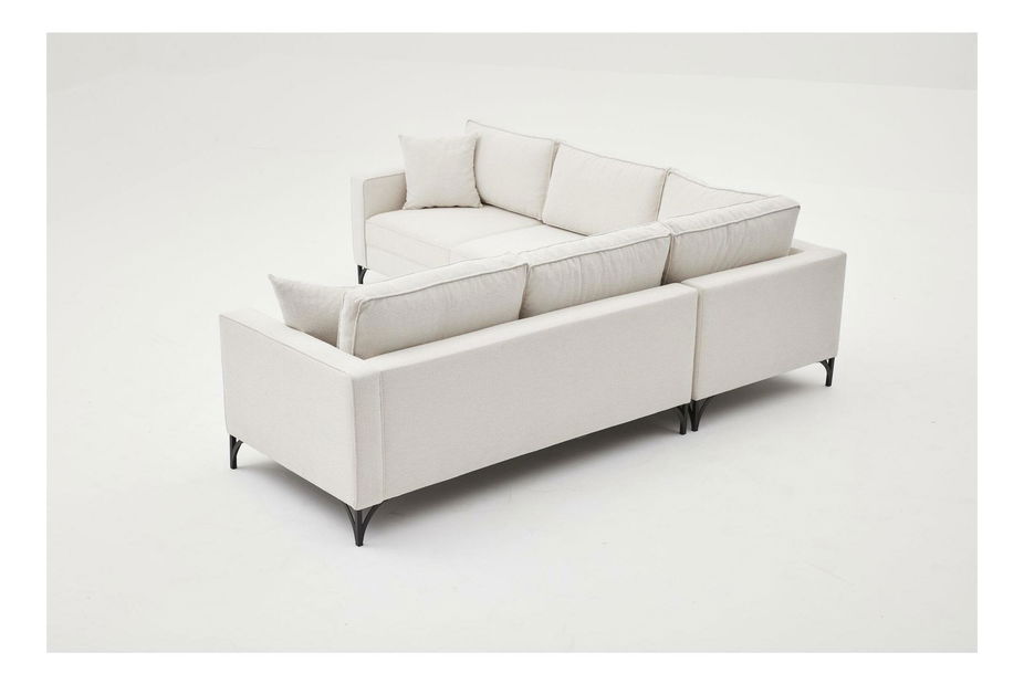 Sarokkanapé Berlunetta (krém + fekete)