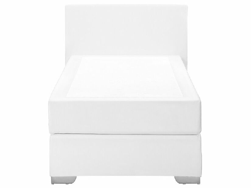 Manželská posteľ Boxspring 90 cm PREMIER (s matracmi) (biela)