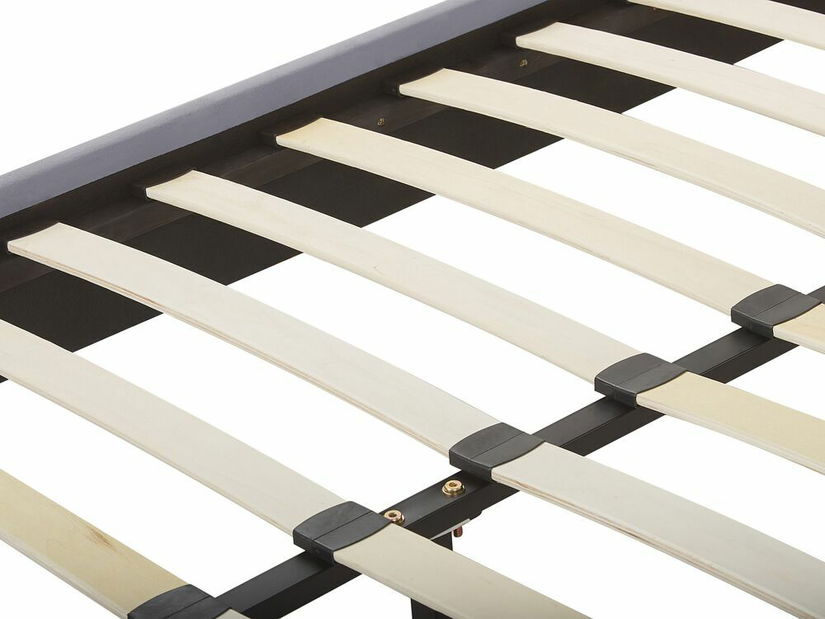 Manželská posteľ 140 cm Faris (sivá) (s roštom)