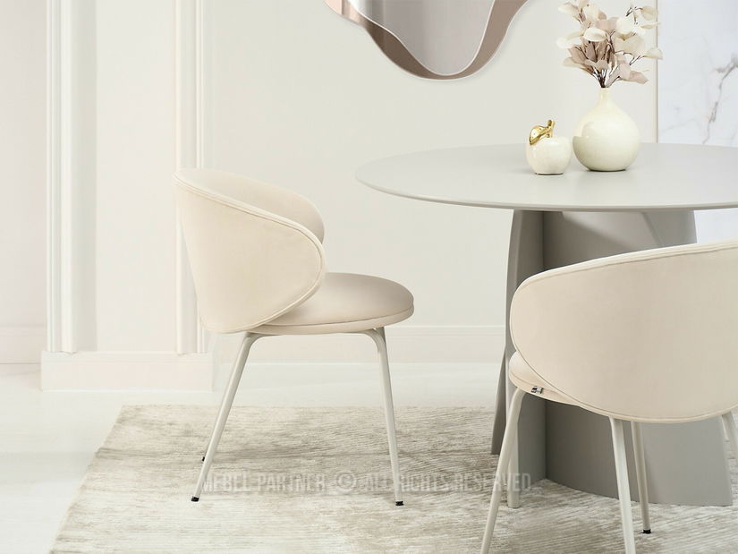 Scaun sufragerie Carbono (crem + gri)