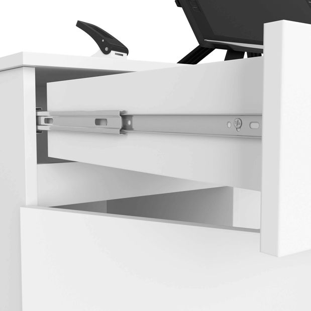 PC asztal Aranandose (fehér)