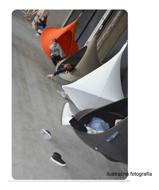 Fotoliu balansoar suspendat 180x180 Kogun (gri deschis) *vânzare stoc