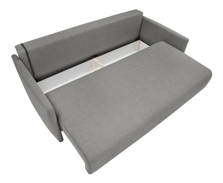 Canapea trei locuri Clarc II LUX 3DL (gri închis)