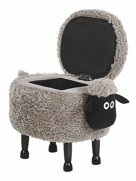 Taburetka SEHE (sivá) (s úl. priestorom)