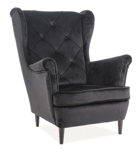 Fotoliu relax Laure (negru)