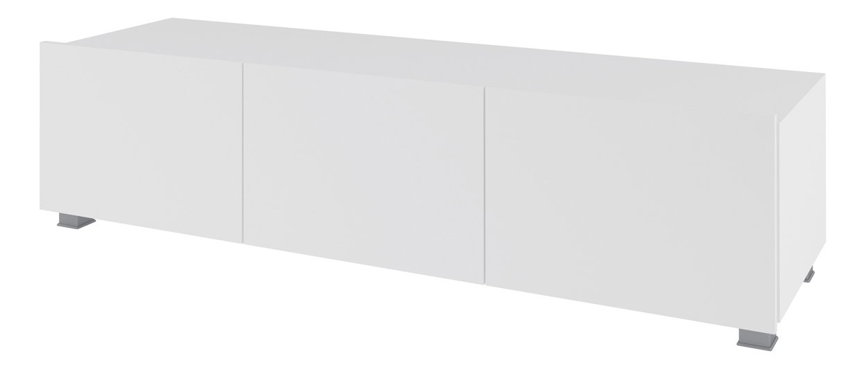 Masă TV Calabria RTV 150 (Alb mat + alb lucios)
