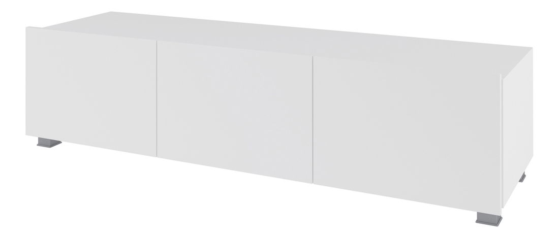 Masă TV Calabria RTV 150 (Alb mat + alb lucios)
