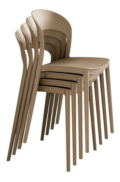 Blagovaonska stolica Tempo Kondela -Recibir (bež) 