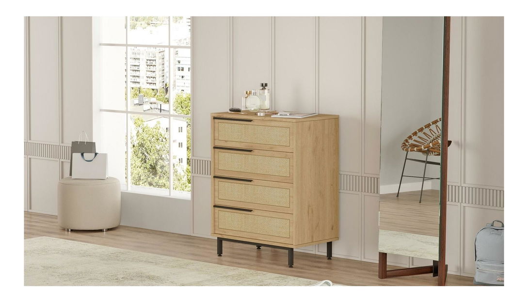 Comodă Otto 17 (nuc + stejar)