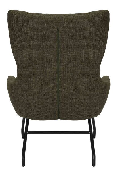 Kreslo Supra (olivová + čierna)